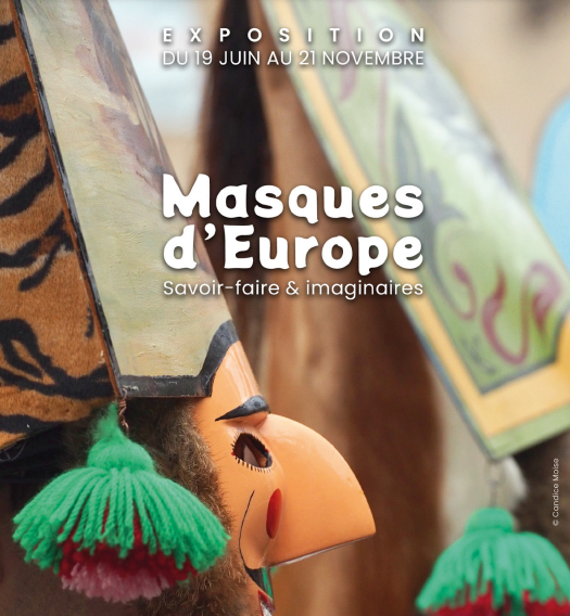 Cartel promocional da mostra 'Masques d´Europe', celebrada en Francia. | FOTO: Cedida