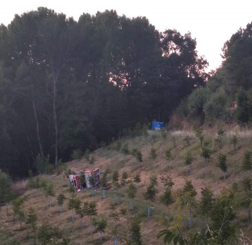 Accidente autobomba Vinahis Vilar de Ossos (Lagarelhos)