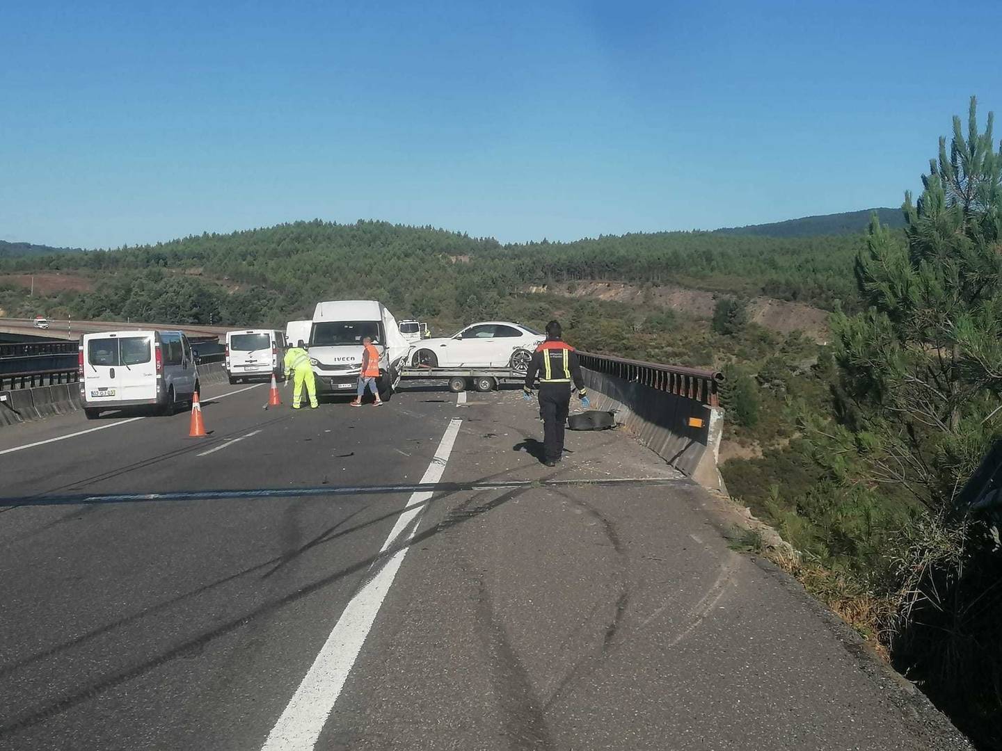 accidente en A Xestosa, Gudiña