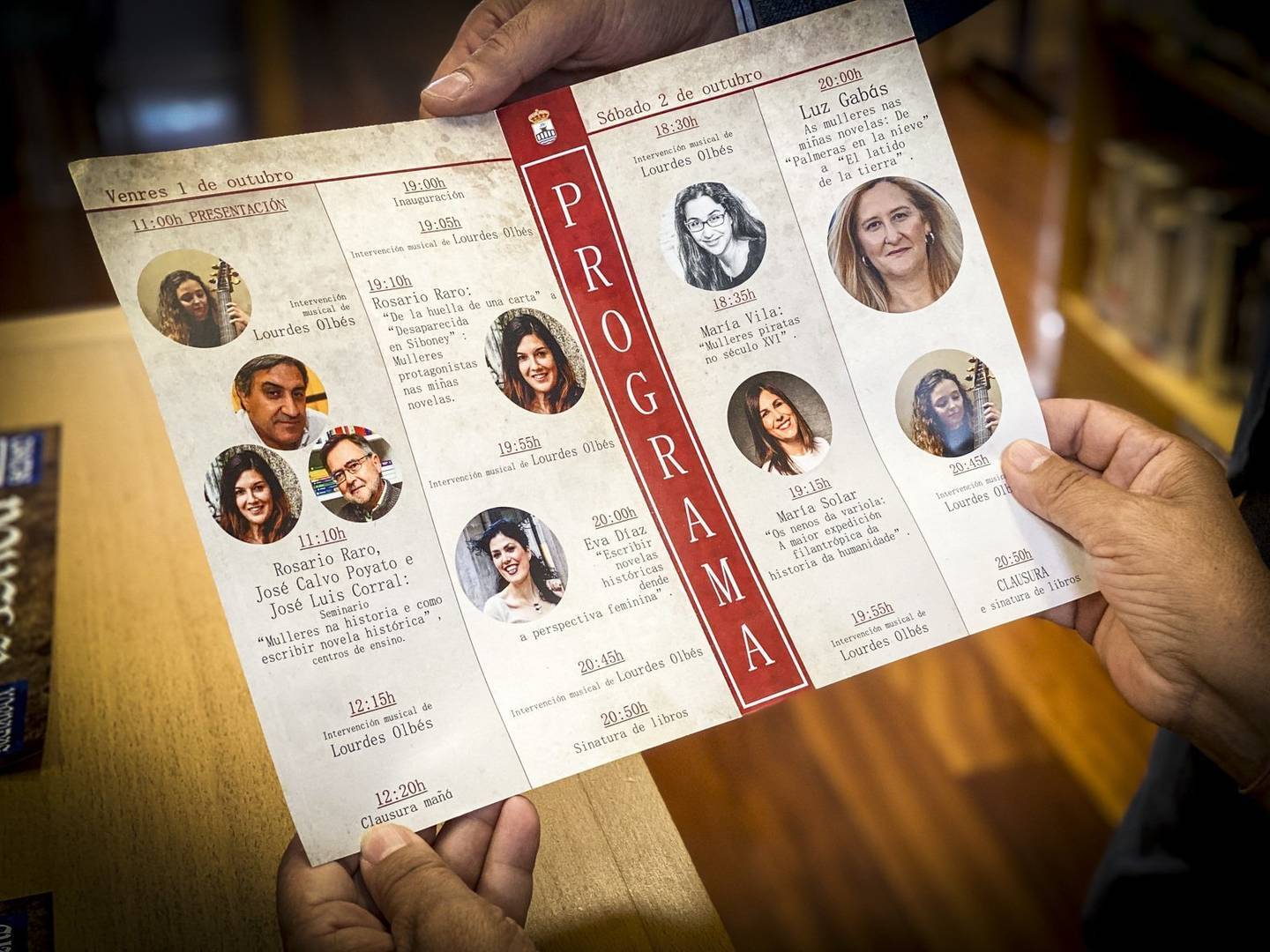 O programa das IV Xornadas de Novela Histórica.