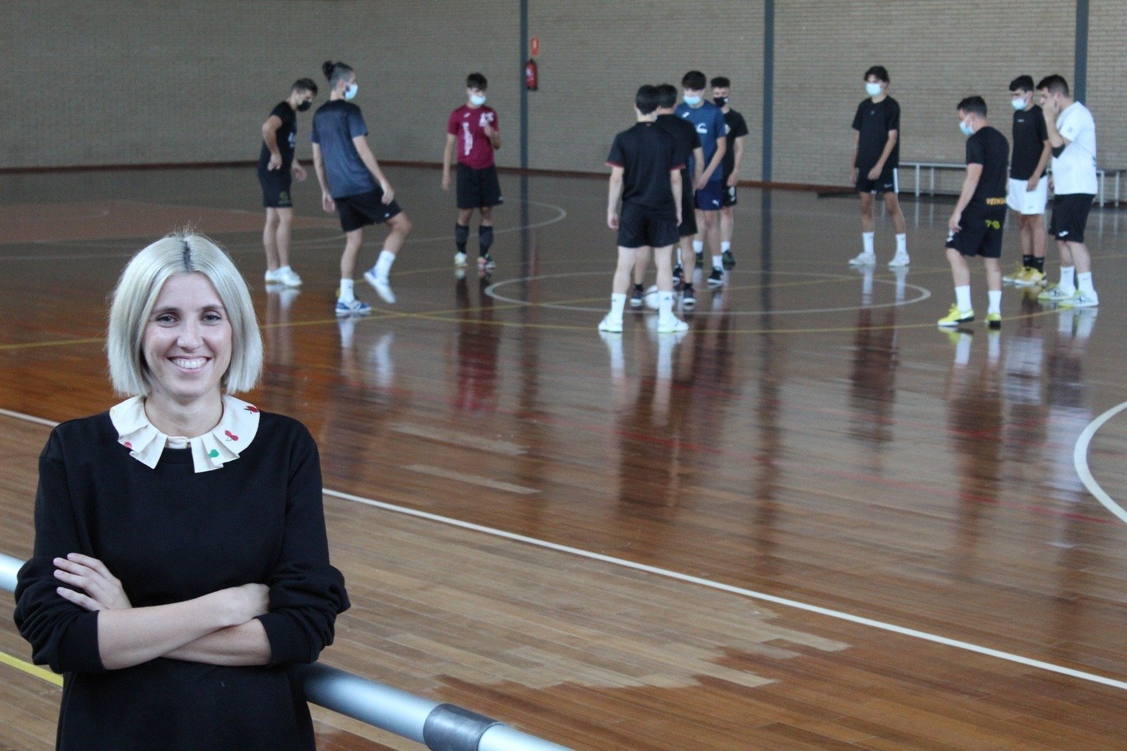 Estela Barreira, presidenta del Verín Sala. | FOTO: Xosé Lois Colmenero.