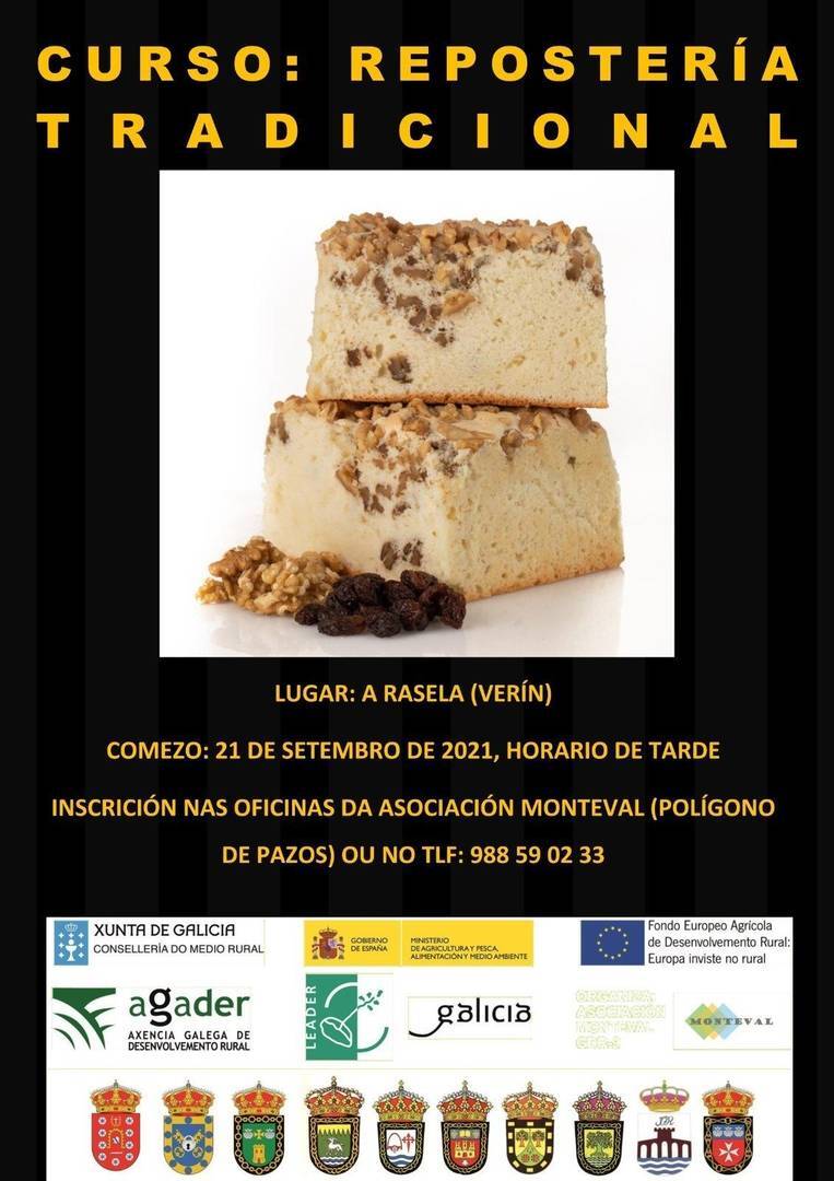 Curso de repostería tradicional en Monteval.