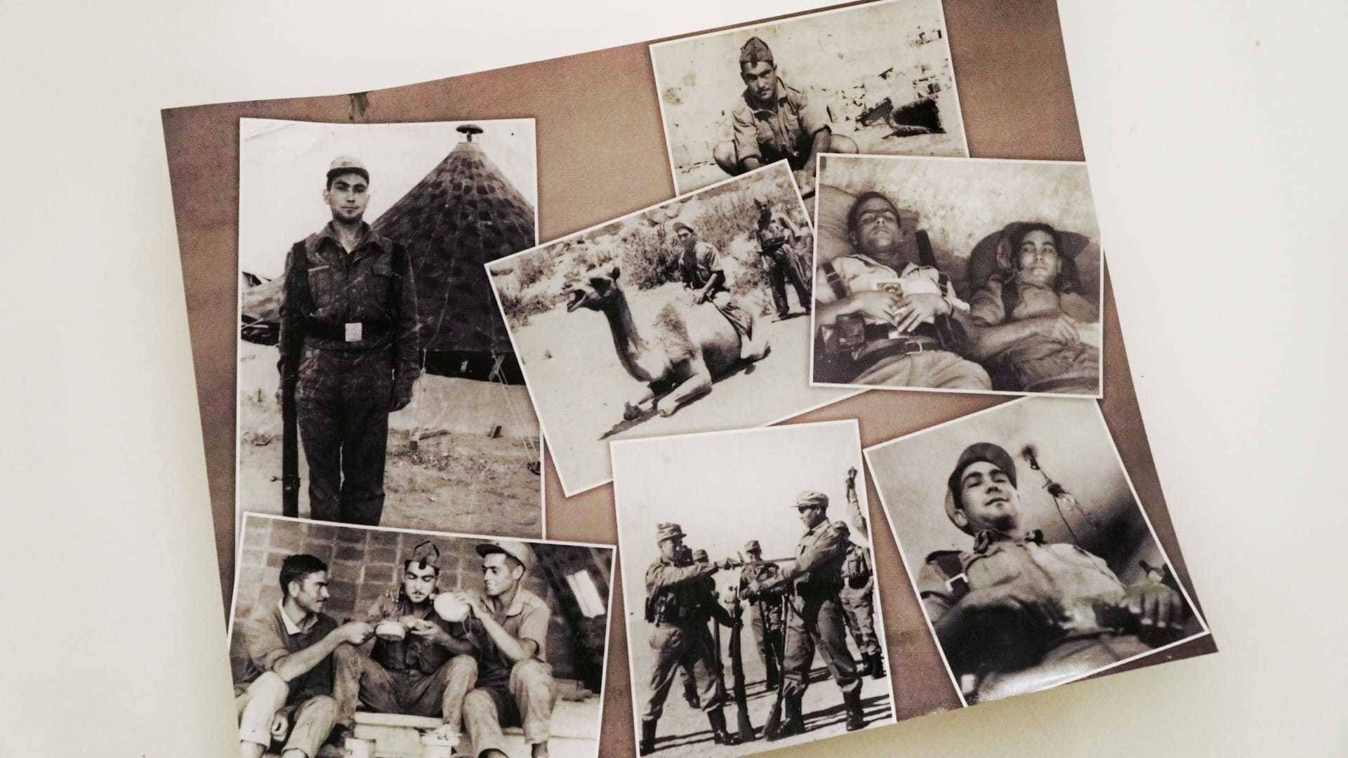 Perfecto Feijóo no servizo militar no Sáhara.
