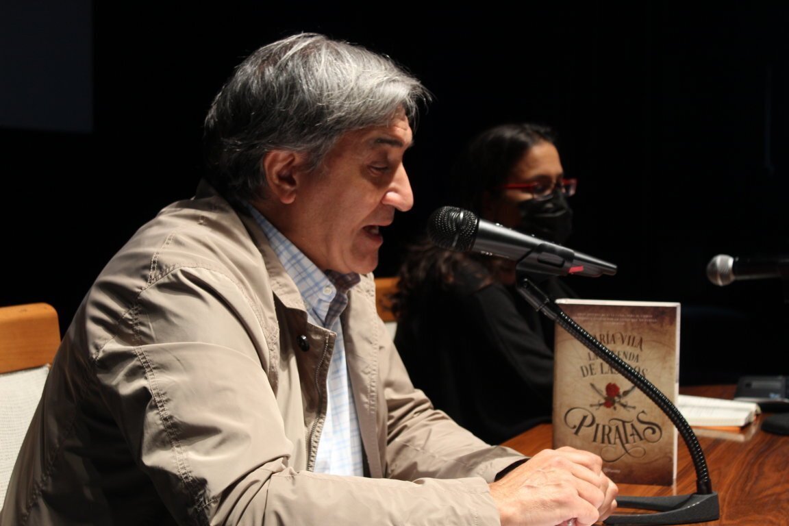 José Luis Corral, presentador das xornadas de Novela Histórica. FOTO: M. D.