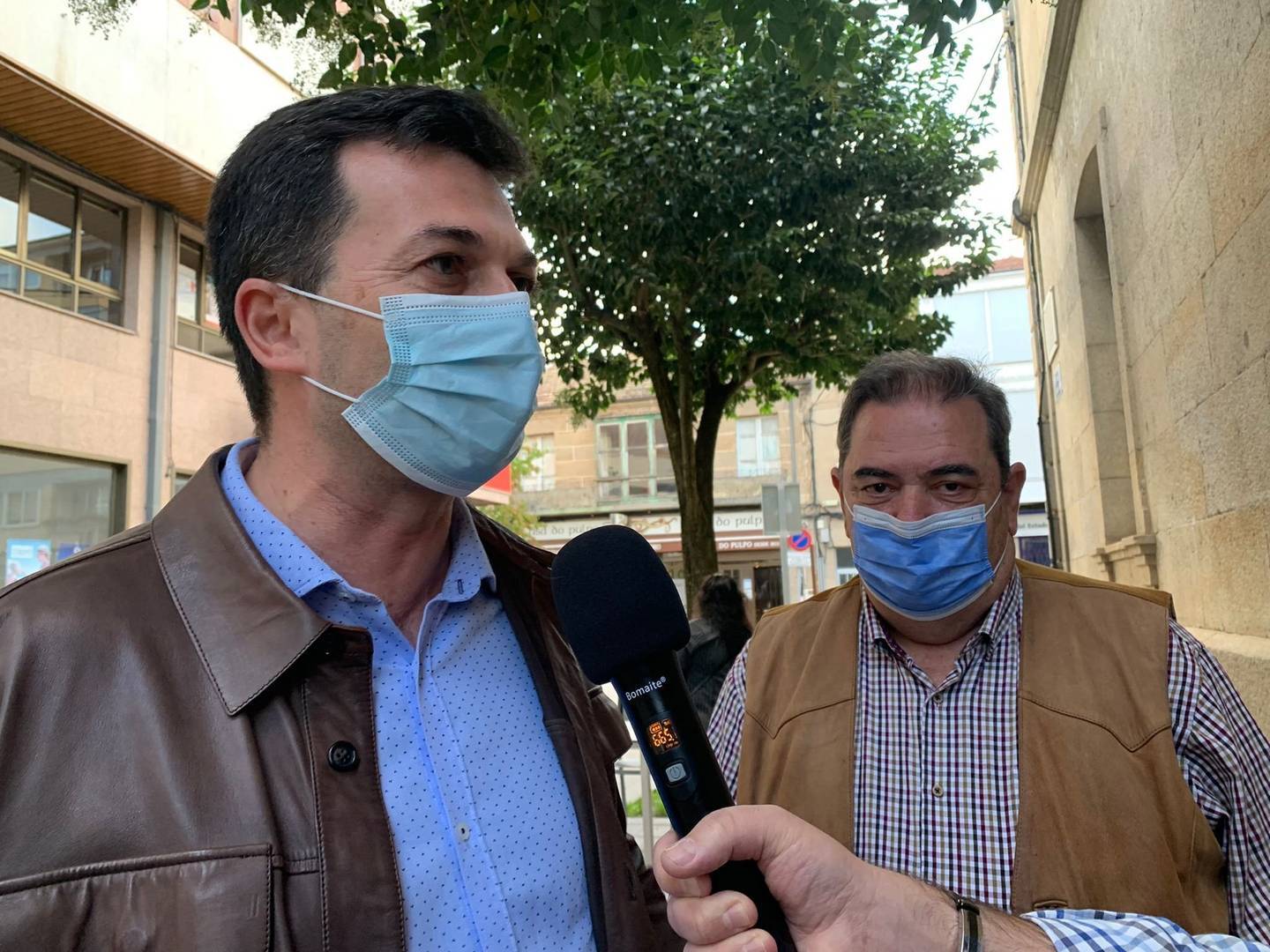 Gonzalo Caballero, na xuntanza ca militancia de Verín.