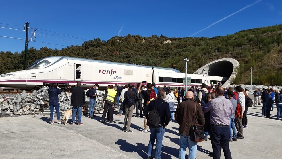 Simulacro en El Padornelo y A Canda.