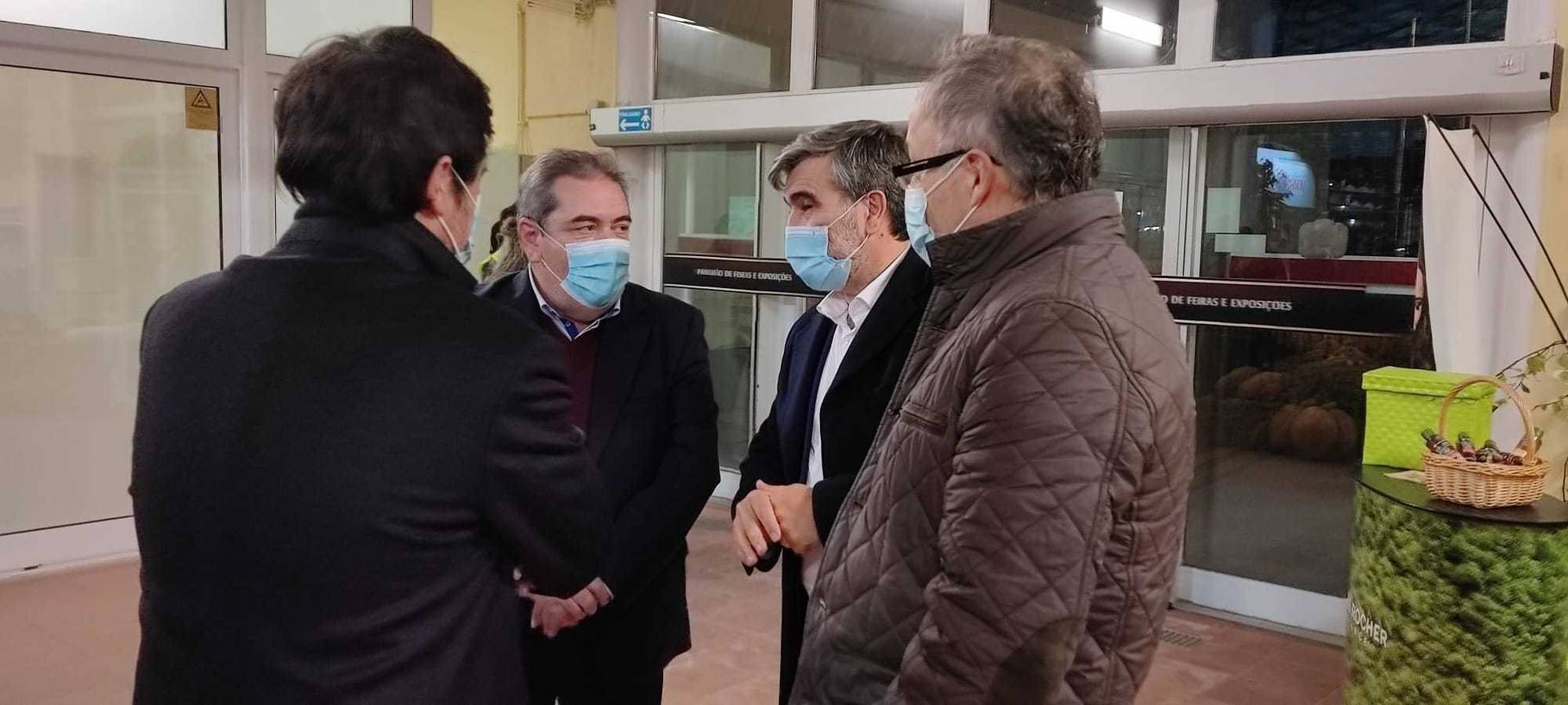 O alcalde de Verín, Gerardo Seoane, e o presidente de Chaves, Nuno Vaz.