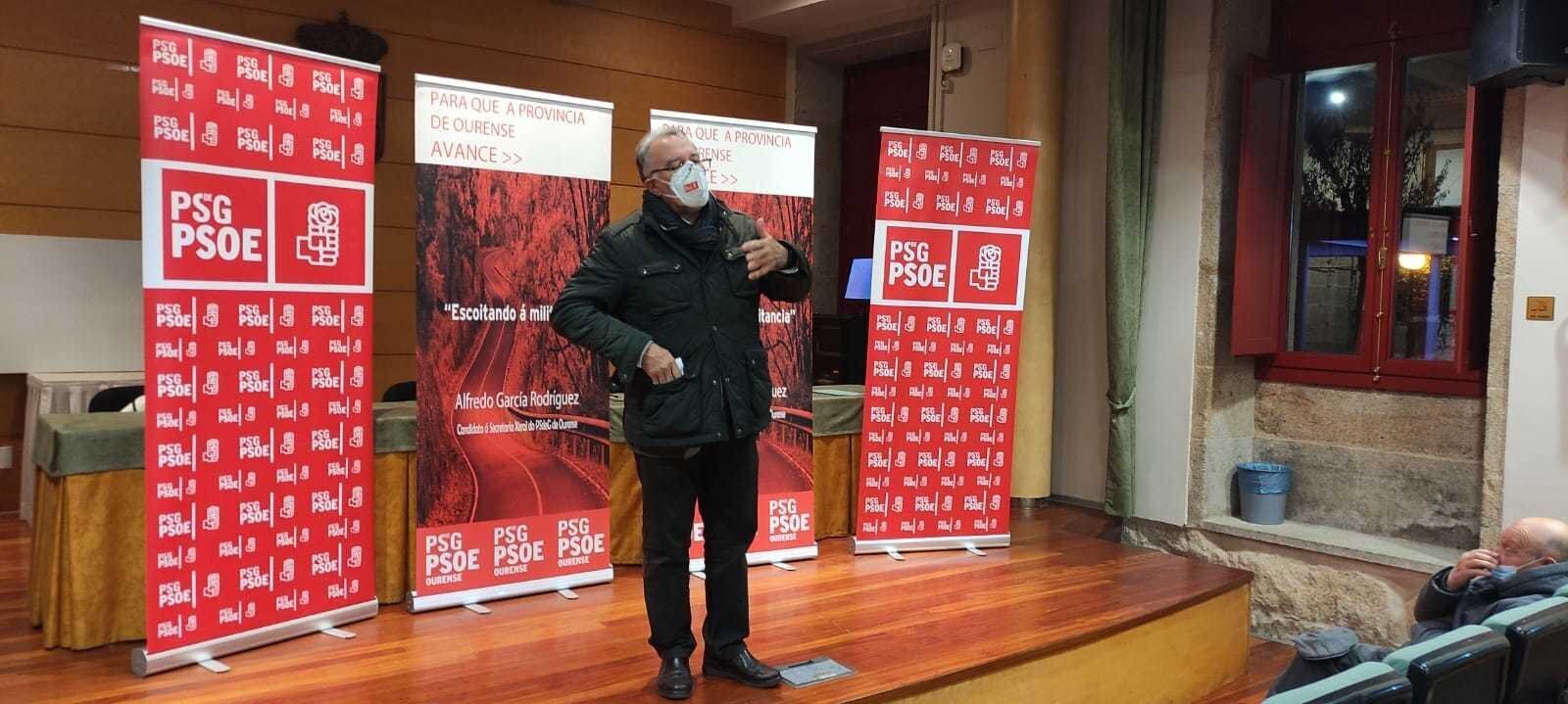 Alfredo García, alcalde de O Barco, en Verín