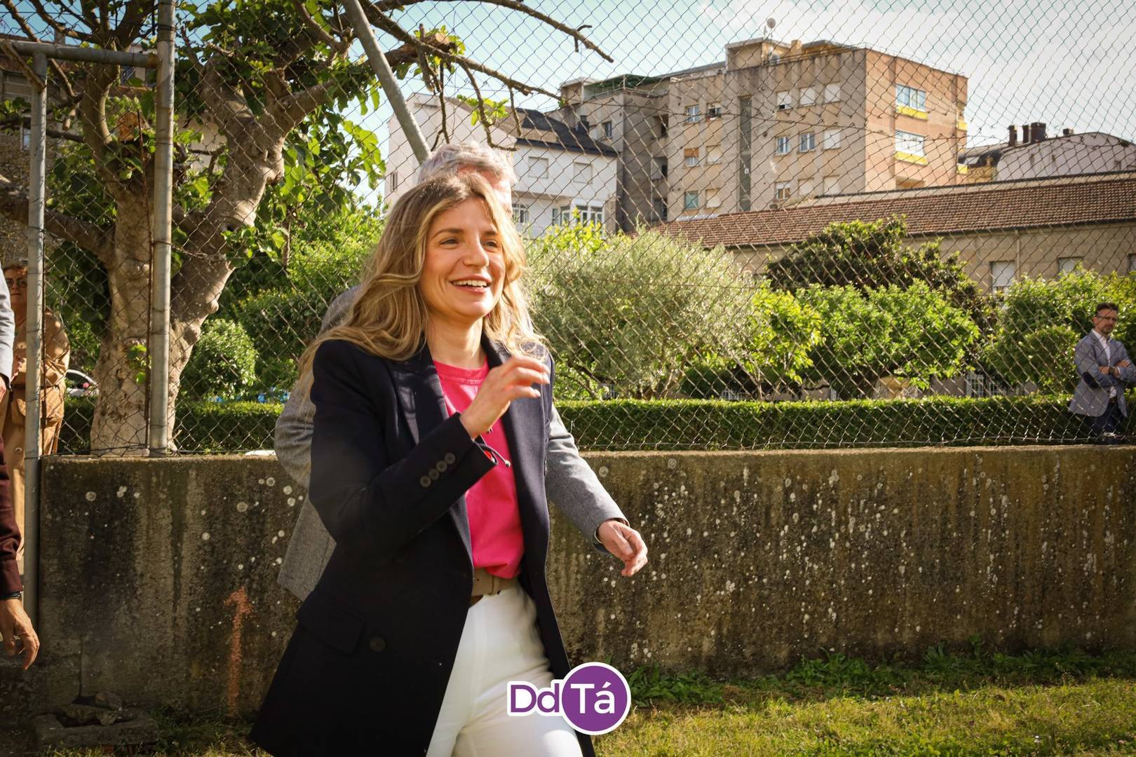 Lara Da Silva, el pasado 13 de mayo, en el mitin del Partido Popular. | FOTO: Anabel G. Simón.