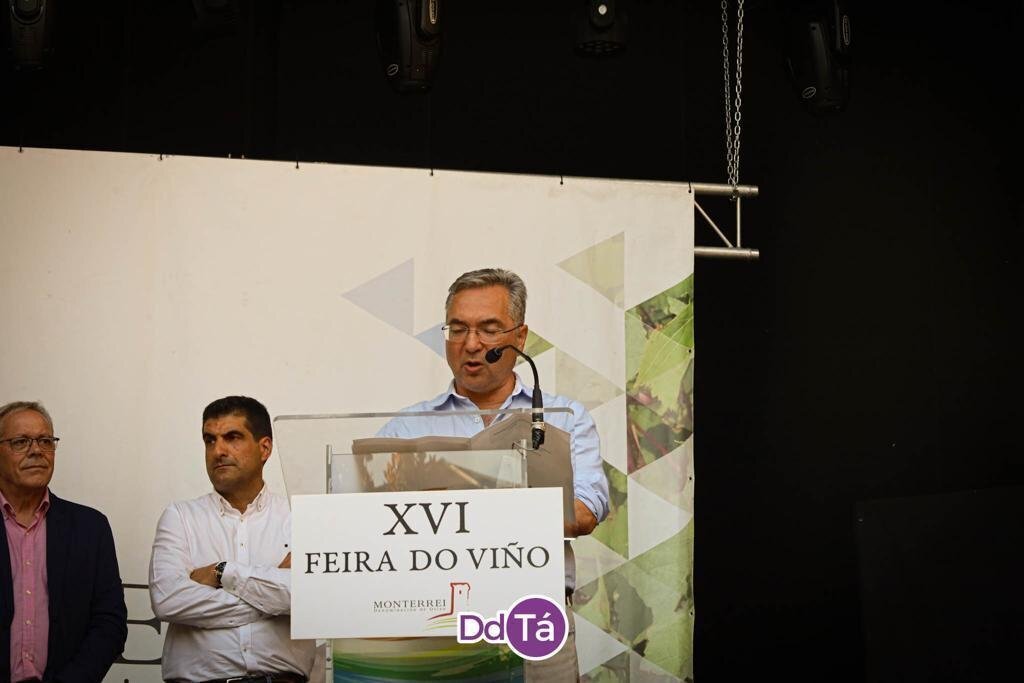 El "tipo de O Pereiro" -según su definición- y presidente de la Deputación, Luis Menor. | FOTO: Anabel G. Simón.