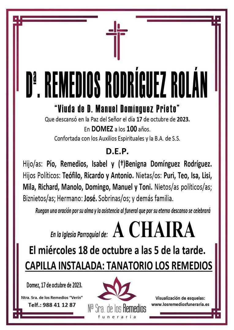 remedios rodríguez