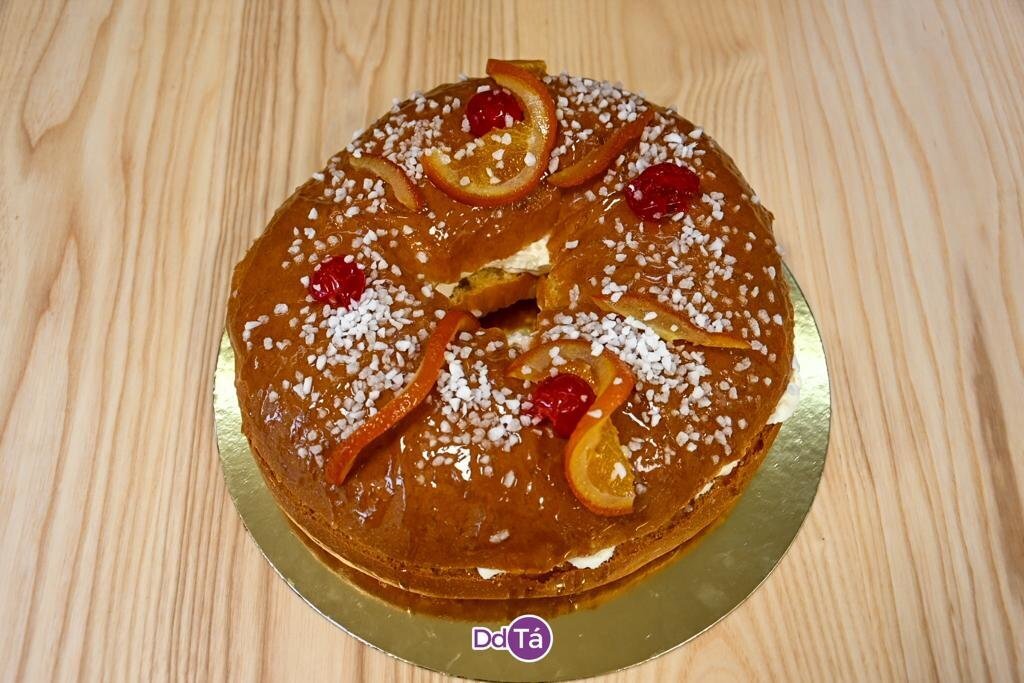 Dona Bica dispone de hasta cinco variedades distintas de relleno de sus roscones de reyes. | FOTO: Noelia Caseiro.