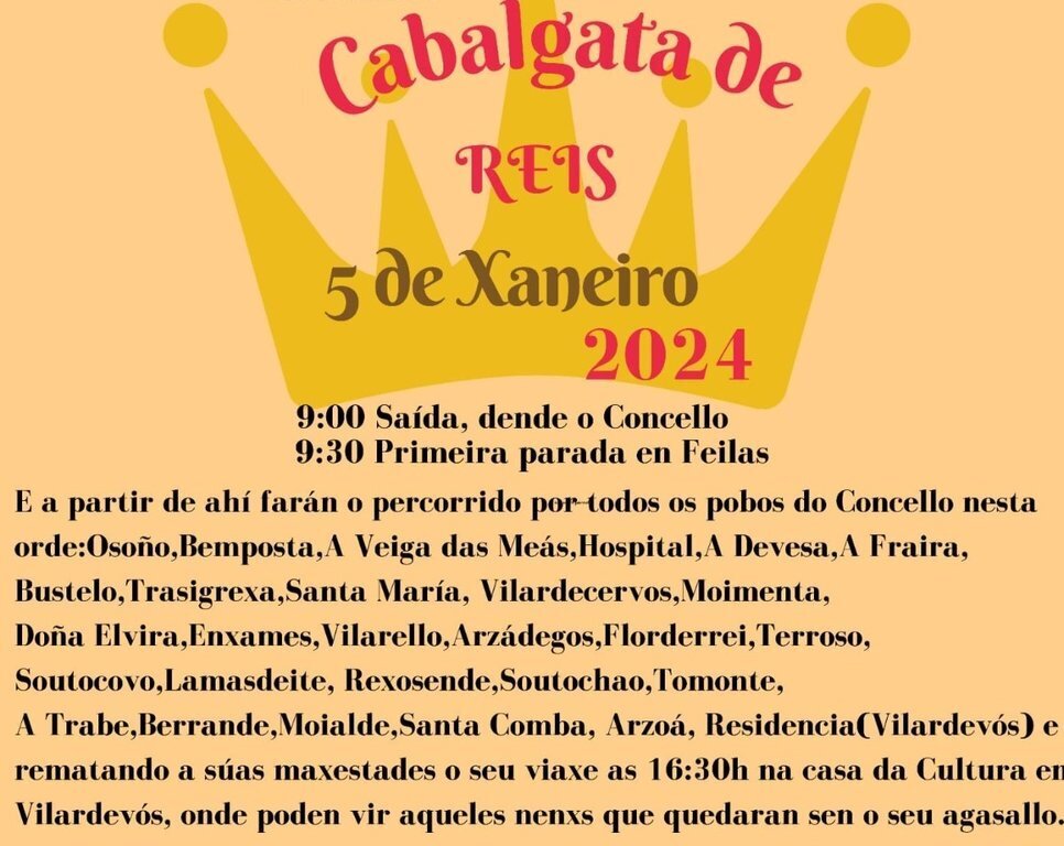 cabalgata reyes vilardevós 2023-24