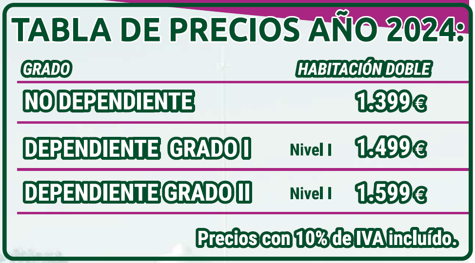 Monte Barrio, tabla precios 2024