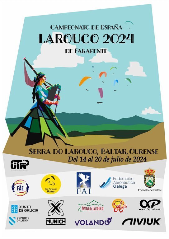 20240714 campeonato de españa de parapente, larouco, baltar