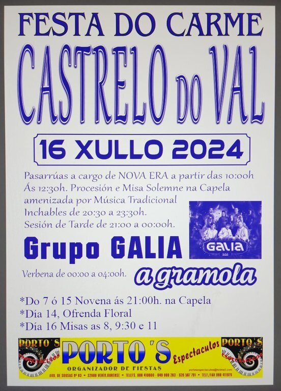 20240716 Castrelo do Val, festas do Carme