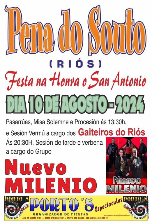 20240810 Riós festa san antonio en Pena do SOuto