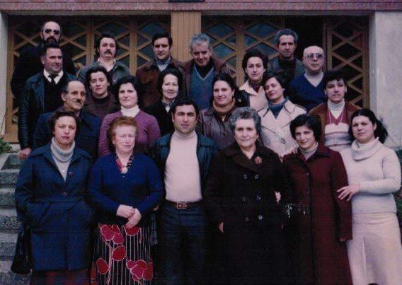 Equipo docente del CEIP Rodolfo Núñez Rodríguez en los años 80.