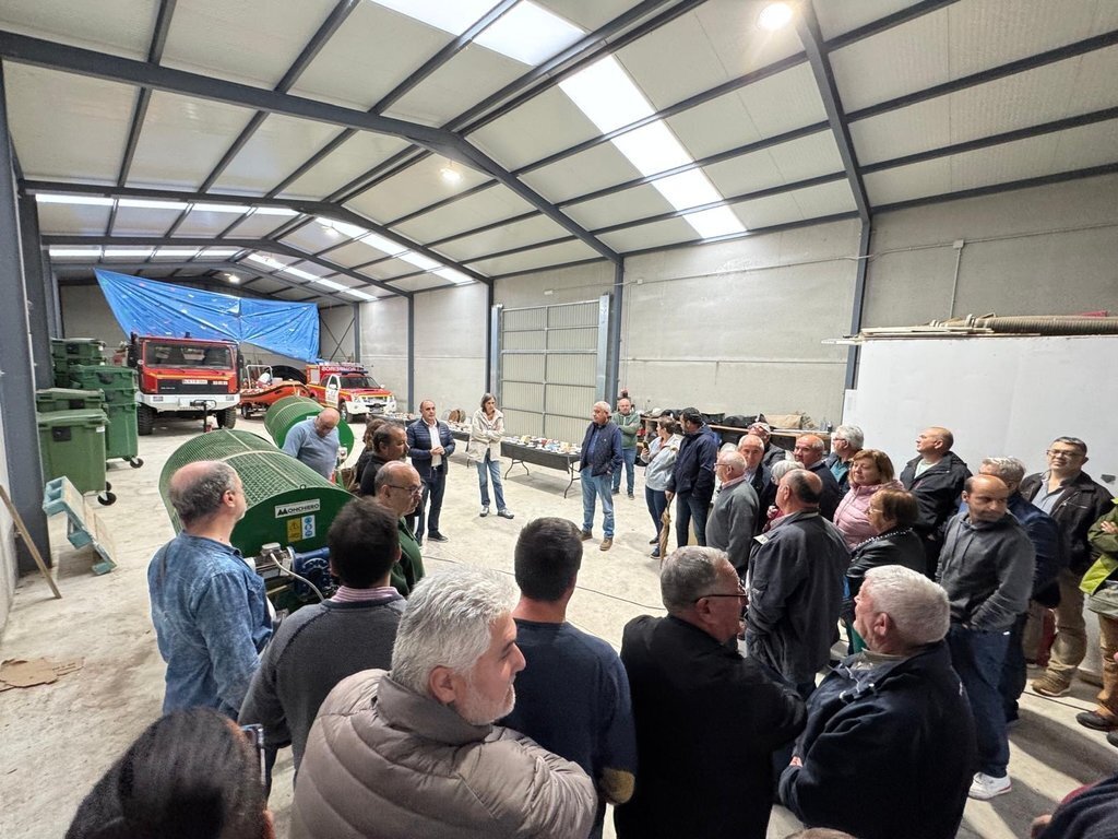 Visita técnica en la segunda y última jornada del Foro da Castaña do Riós.
