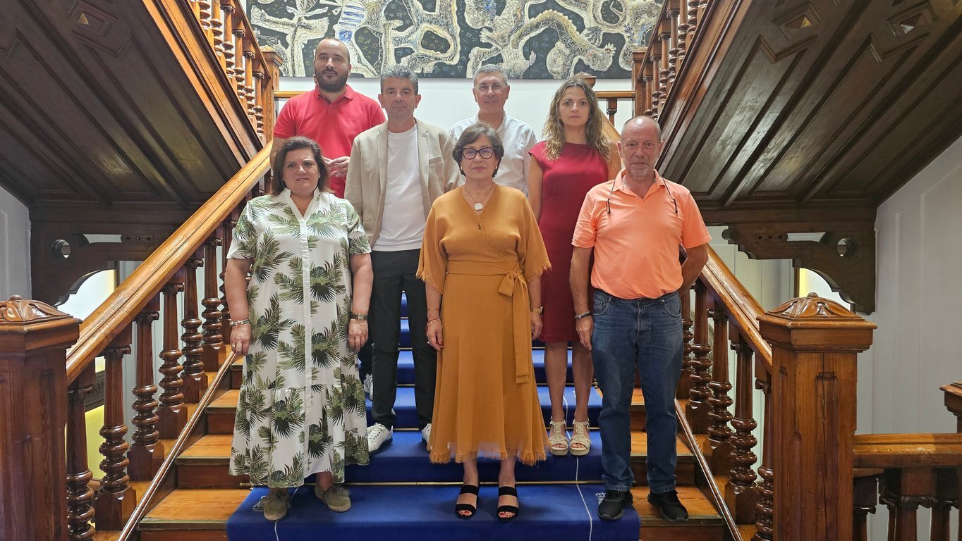 Integrantes do Grupo socialista na Deputación de Ourense.