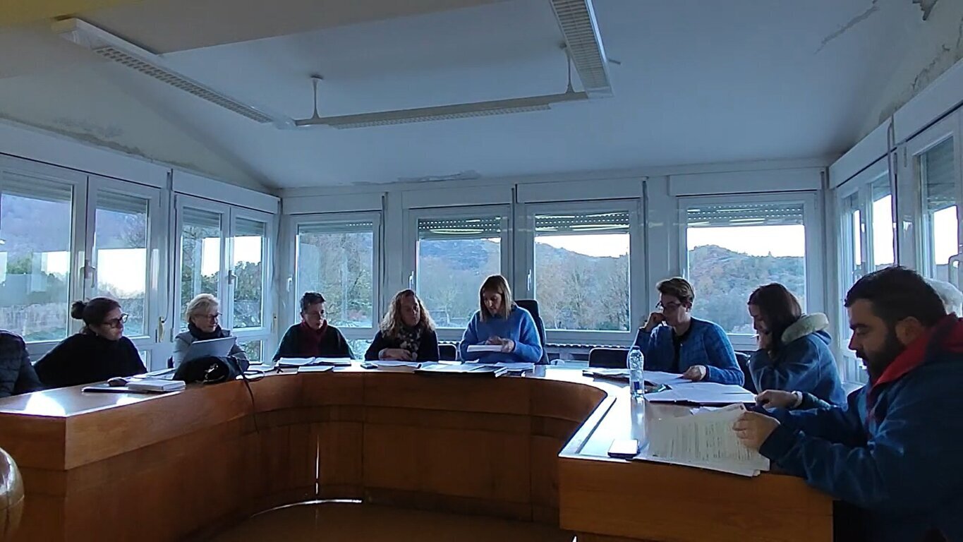 Momento del pleno de aprobación de los presupuestos de 2025.