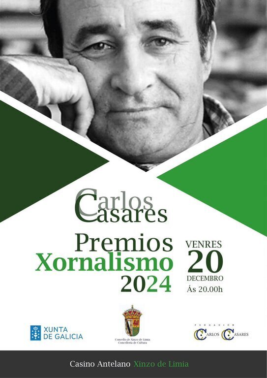 Cartel Premios Carlos Casares 2024.