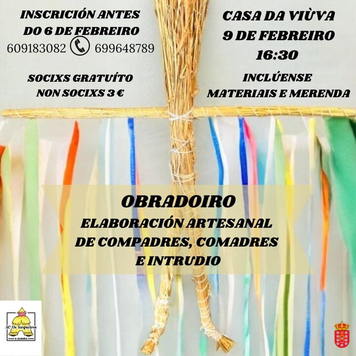 20240209 obradoiro entroido a gudiña_cartel
