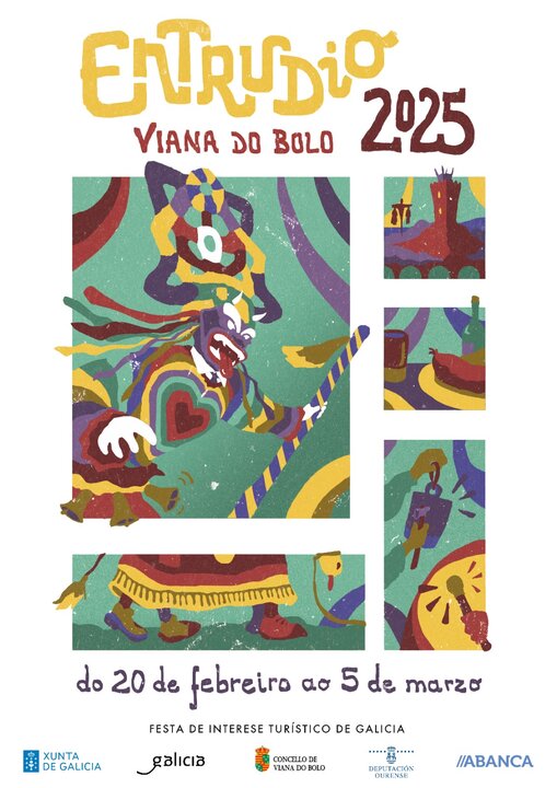 Cartel Entrudio Viana do Bolo 2025