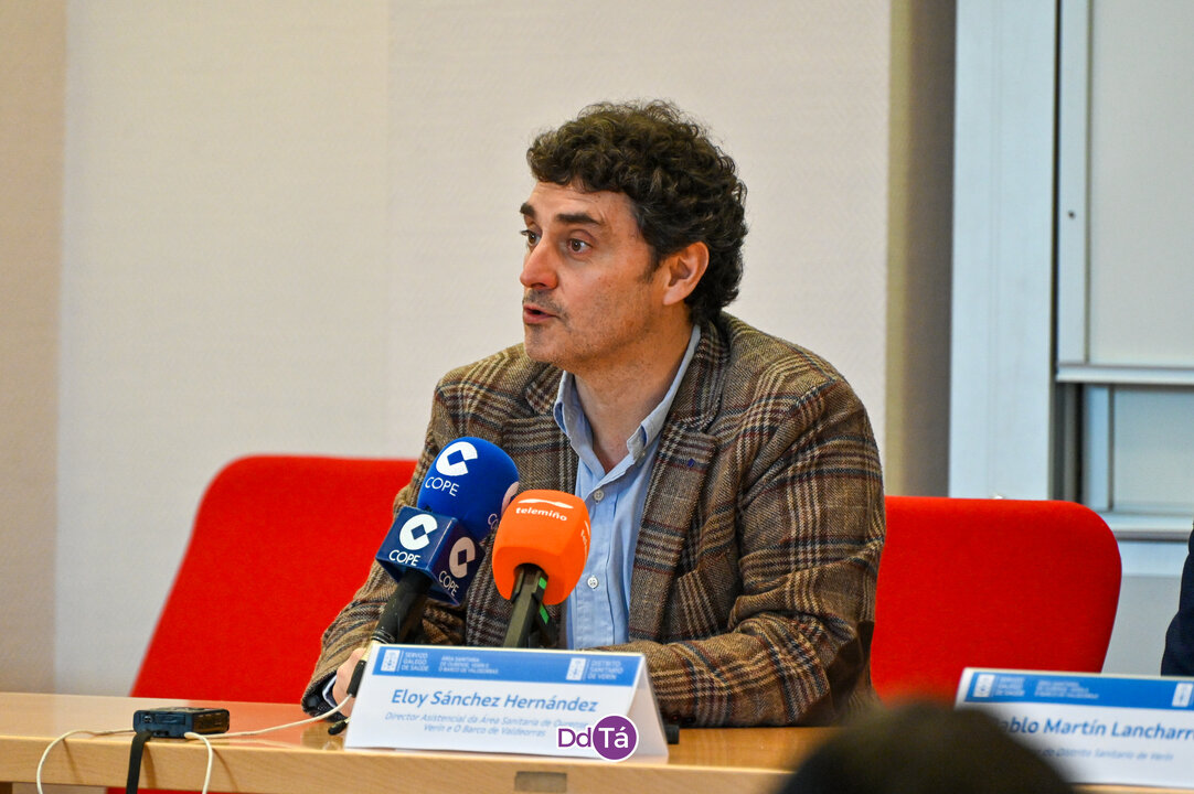 Eloy Sánchez lleva como director asistencial del Área poco más de 15 días. | FOTO: Noelia Caseiro.