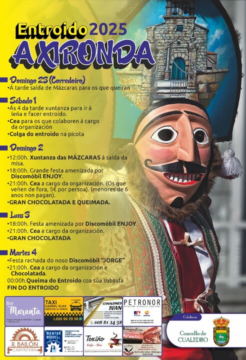 20250223 Entroido 2025 A Xironda, programa