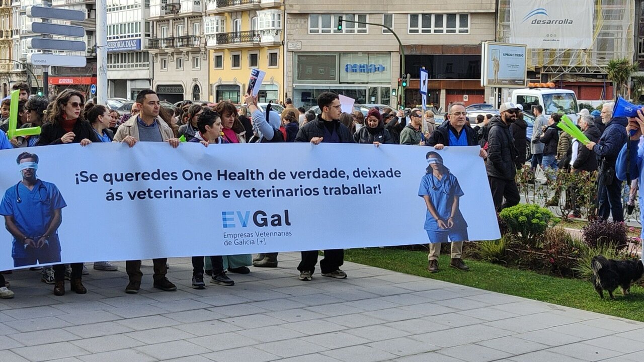 20250223 Manifestación veterinaria na Coruña derogar decreto 666 medicamentos veterinarios (1)