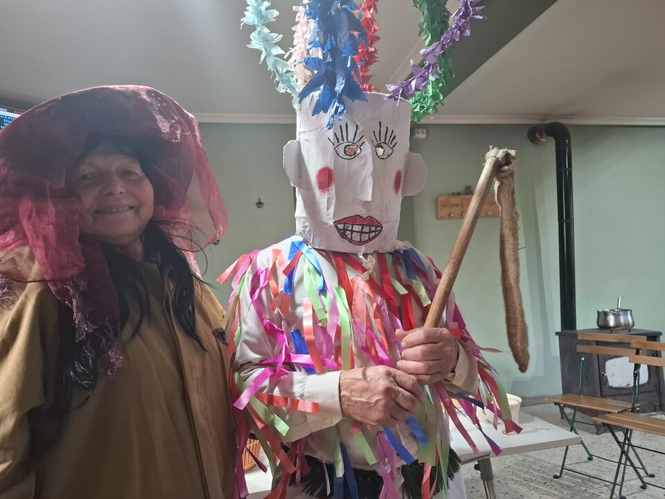 María Barreira Diéguez y Ramiro Sotelo Álvarez, vecinos de Moialde.  | FOTO: María Dosantos.