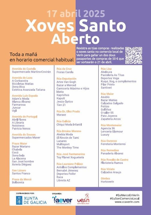 Lista de establecimientos abiertos en próximo Jueves Santo