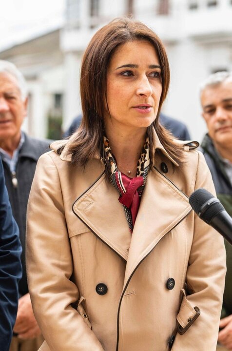 La regidora de O Larouco, Patricia Lamela, este sábado.