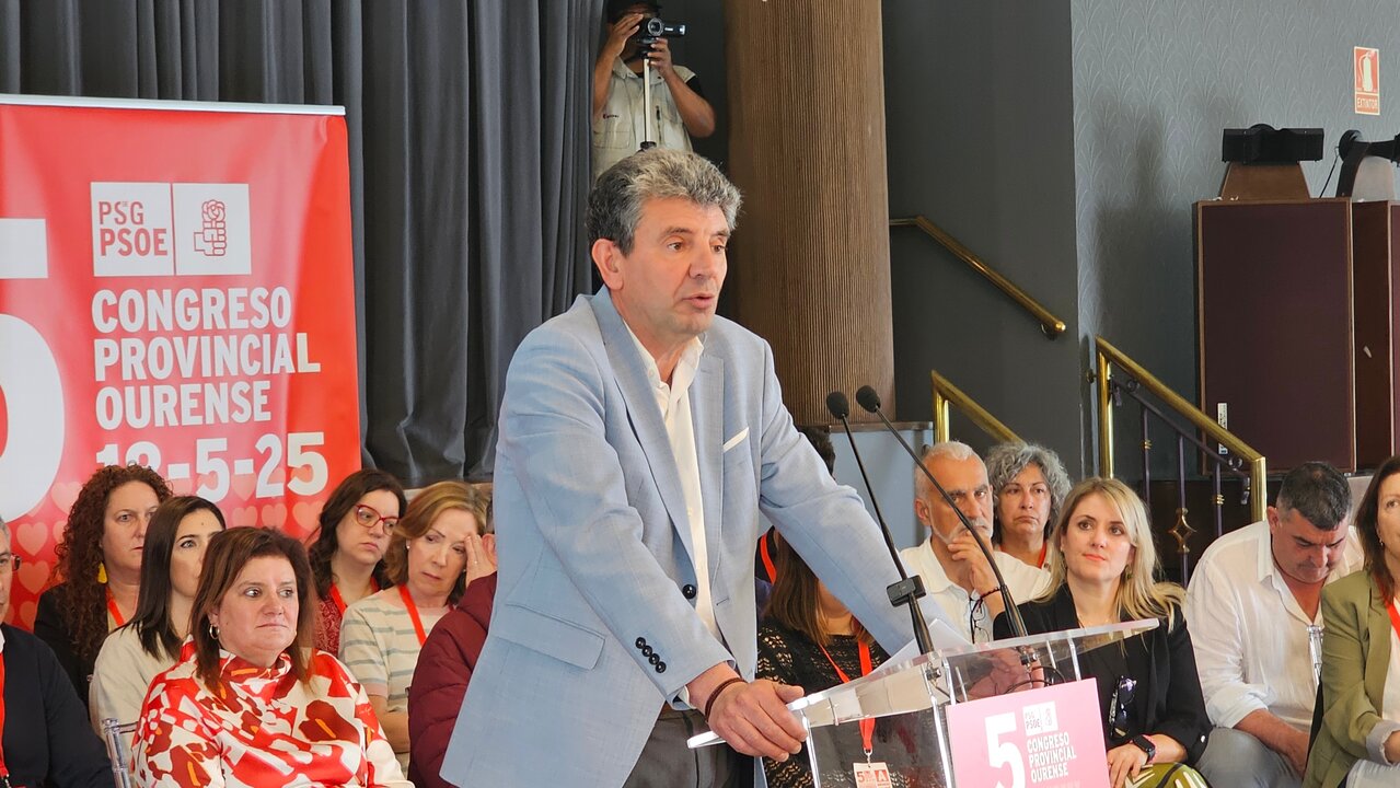 El nuevo secretario provincial, Álvaro Vila, prometió liderar un PSdeG provincial "unido".