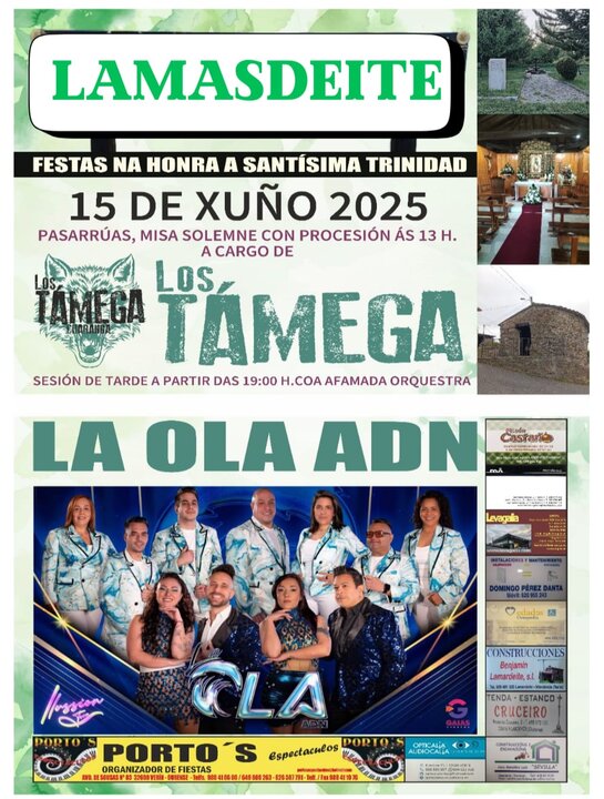 Cartel Festas Lamasdeite 2025