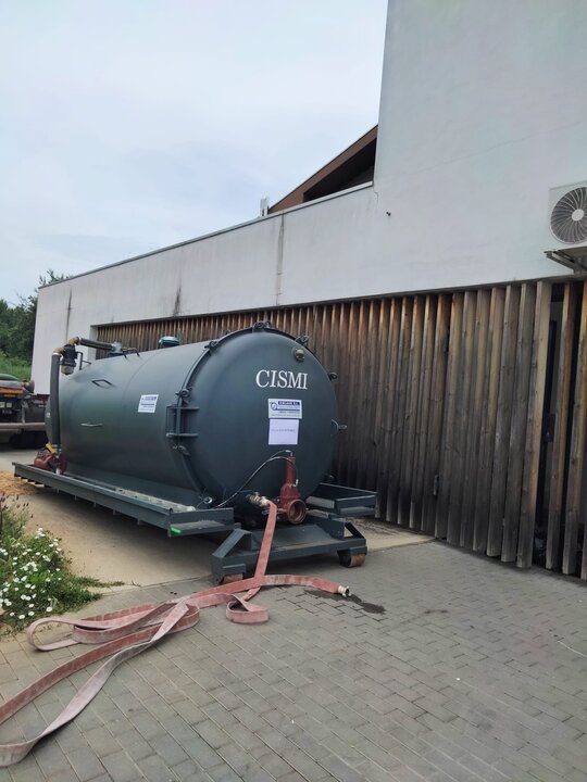 Cuba instalada por el Concello en el Centro de Día y Residencia de Mayores de Vilardevós.