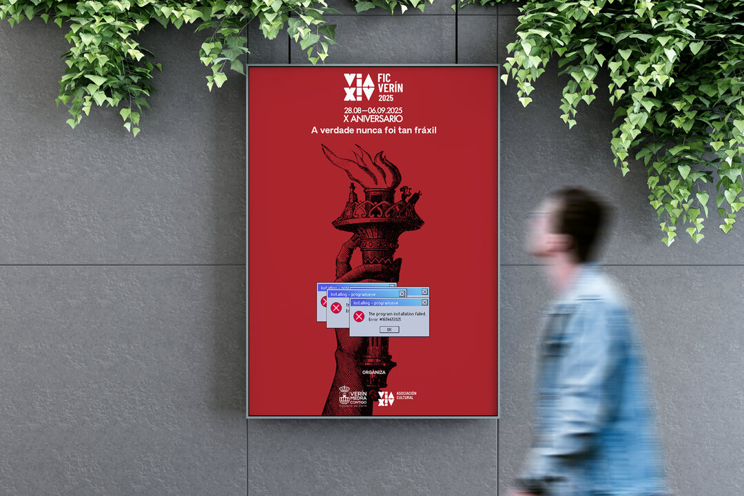 O FIC de Verín presenta o seu novo cartel para a décima edición, obra de Patricia Portela Vaamonde.