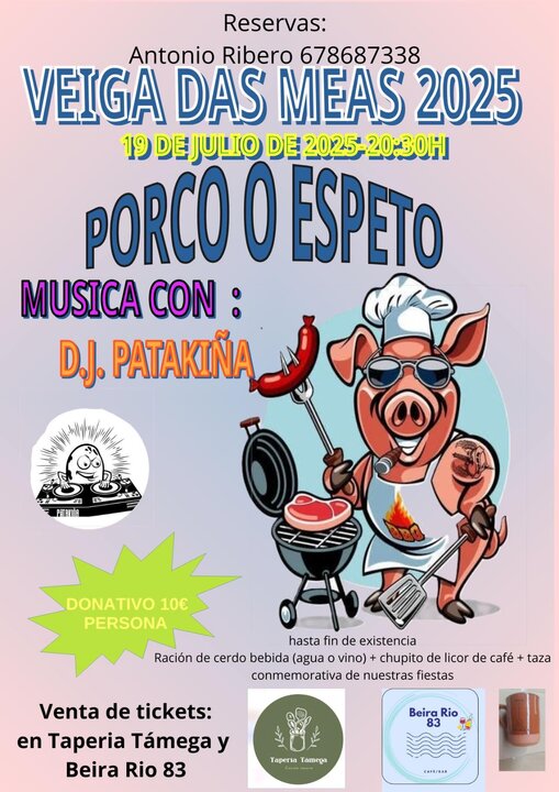 20250719 Festas Veiga das Meás, porco ao espeto