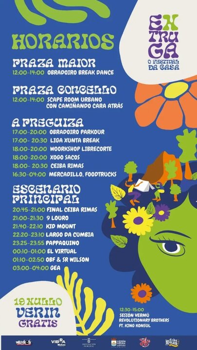 20250719 Extruga na rúa 2025, horarios