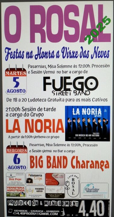 20250805 Festas O Rosal, Oímbra, Virxe das Neves