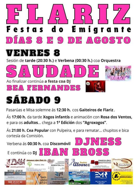 20250808 Festa do Emigrante en Flariz