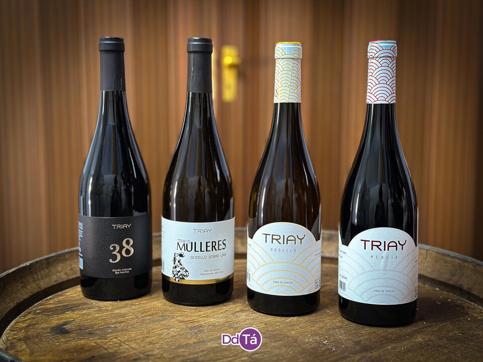 Vinos de distintas variedades y marcas de Bodegas Triay.  | FOTO : Anabel G. Simón
