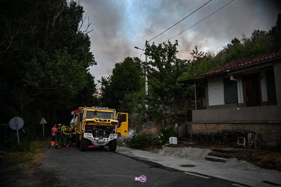 20250812 Incendio Oímbra, IFAGranxaOímbra, vilaza, casa quemada