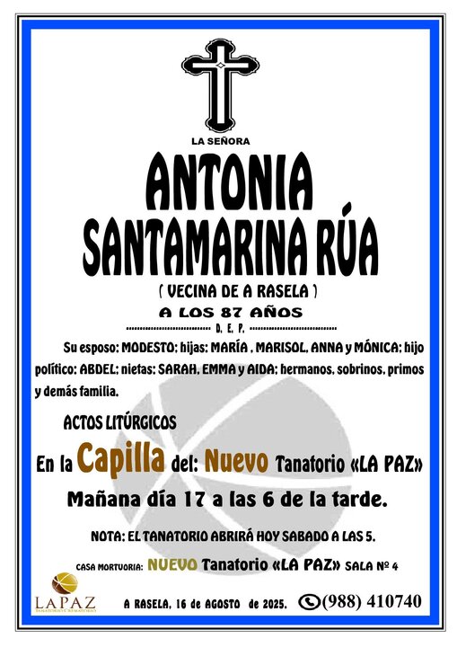 Antonia Santamarina Rúa