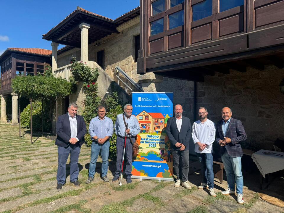 Presentación del Programa Outono Gastronómico en Turismo Rural con la presencia de José Merelles