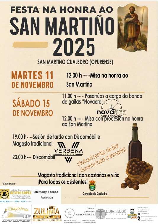 20251111 Festa na honra ao San Martiño Cualedro