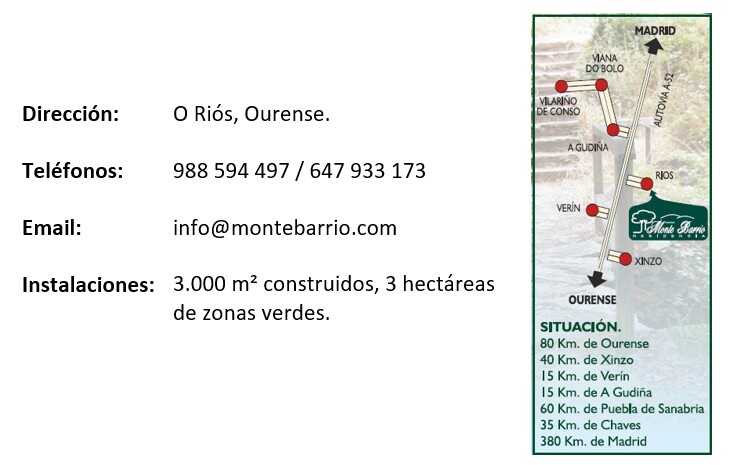 Residencia Monte Barrio, ubicación y mapa