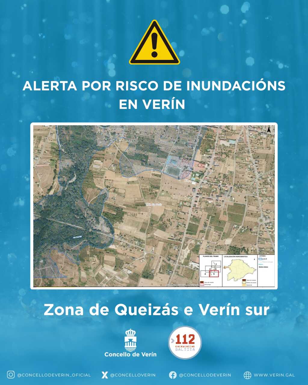 La localidad de Queizás también está en alerta.