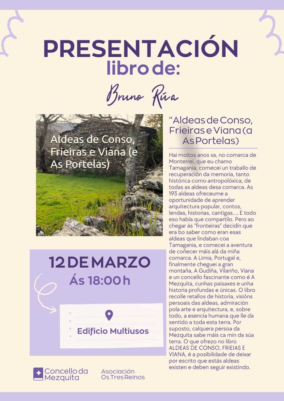 Acto de presentación programado no Edificio Multiusos da Mezquita.